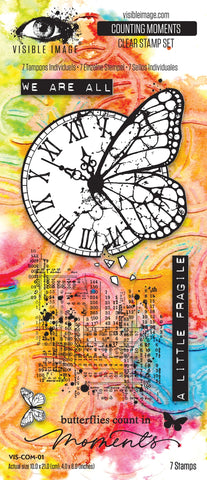 Visible Image -Counting Moments 4in x 8in Stamp Set