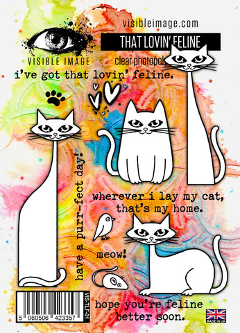 Visible Image -That Lovin' Feline - A6 Stamp Set