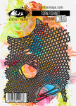 Visible Image -Torn Fishnet Layering Die