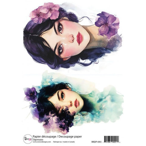 Ronron designs -Papier de riz: Vaporeuses