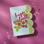 Spellbinders -Vivid Script Sentiments Etched Dies