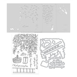 HERO ARTS IN THE ORCHARD STAMP & CUT & STENCIL BUNDLE FROM THE I PICK YOU COLLECTION