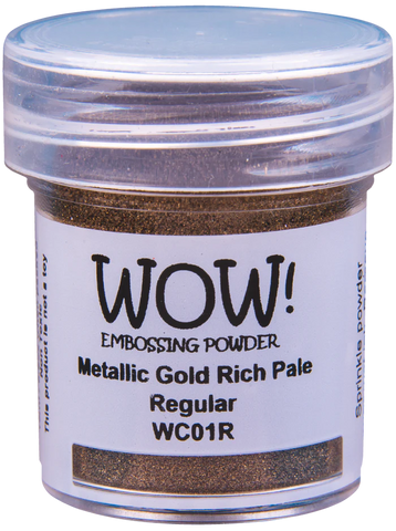 WOW! Embossing Powder - Metallic Gold Rich Pale