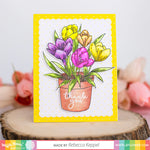Waffle Flower A2 Lacy Layers Die