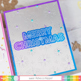 WAFFLE FLOWER X GALINA FILIPPENKO Dashed Snowflake Panel Die