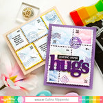 Waffle Flower Postage Collage Stamp Set