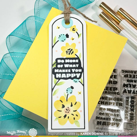 WAFFLE FLOWER X NINA YANG Round Bookmark Die