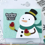 Waffle Flower Clear Stamp & Die Combo, Snow Cheer Sentiments