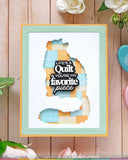 WAFFLE FLOWER Quilted Hug Sentiments Combo