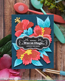 Waffle Flower x Galina Filippenko Hibiscus Cluster Die