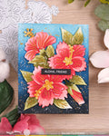 Waffle Flower x Galina Filippenko Hibiscus Cluster Stencil
