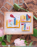 Waffle Flower x Galina Filippenko Open Book Bookmark Die