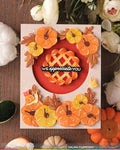 WAFFLE FLOWER X GALINA FILIPPENKO Pumpkin Time Texture Die