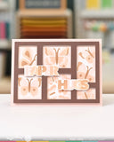 Waffle Flower Overlapping Paper Hugs Die-n-stencil