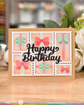 Waffle Flower Postage Collage Gifts Stencil