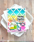 Waffle Flower Quilted Squares Texture Die
