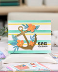 Waffle Flower Two-step Mixed Stripes Stencil