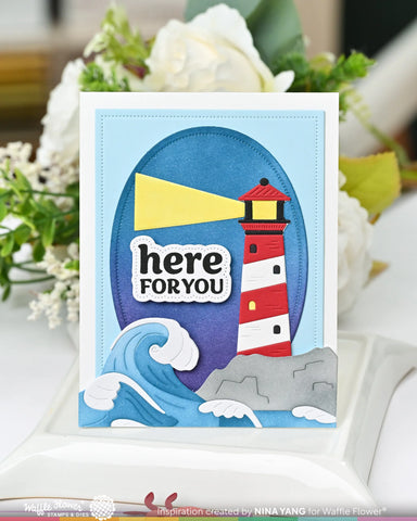 Waffle Flower Lighthouse Die