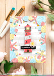 Waffle Flower Seashell Frame Die