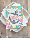 Waffle Flower Floral Anchor Die