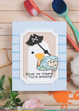 Waffle Flower Inquisitive Pirate Add-On Die