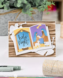Waffle Flower x Galina Filippenko - Open Book Holiday Sayings Stamp Set