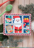 Waffle Flower x Galina Filippenko - Postage Collage Dear Santa Stencil