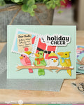 Waffle Flower x Galina Filippenko - Postage Collage Dear Santa Stencil