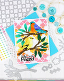 Waffle Flower x Galina Filippenko Birdie Duo Die-n-stencil
