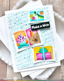 WAFFLE FLOWER X GALINA FILIPPENKO Open Book Trio Birthday Stencil