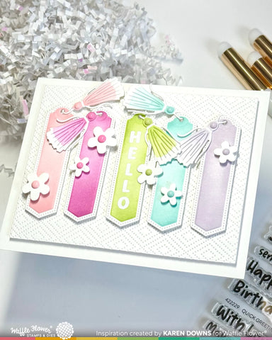 Waffle Flower x Galina Filippenko Open Book Bookmark Die