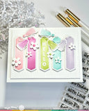 Waffle Flower x Galina Filippenko Open Book Bookmark Coloring Stencil