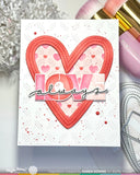 Waffle Flower Overlapping Love Die-n-stencil