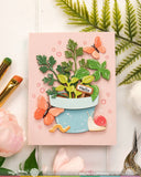 Waffle Flower Postage Collage Garden Critters Die