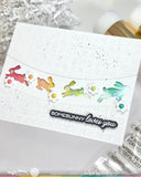 Waffle Flower x Galina Filippenko Postage Collage Bunny Silhouettes Die