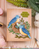 Waffle Flower x Galina Filippenko Sweet Bluebird Duo Die