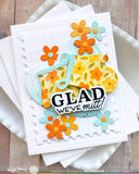 WAFFLE FLOWER Nesting Postage Layers Die