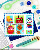 WAFFLE FLOWER X GALINA FILIPPENKO Postage Collage Mom & Dad Details Matching Die