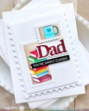 WAFFLE FLOWER X GALINA FILIPPENKO Postage Collage Dad Stencil