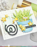 Waffle Flower Plant Marker Die