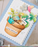 Waffle Flower Plant Marker Die