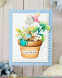 Waffle Flower Plant Marker Combo