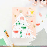 Waffle Flower Overlapping Christmas Additions Stamp Set