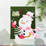 Waffle Flower Clear Stamp & Die Combo, Snow Cheer Sentiments