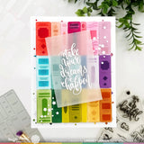 Waffle Flower Die, Bookshelf Panel
