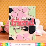 WAFFLE FLOWER X GALINA FILIPPENKO Paw Print Die