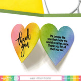 Waffle Flower x JJ Bolton Inside Sentiments Thank You Stamp Set