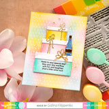 Waffle Flower Clear Stamp, Inside Sentiments Birthday