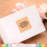 Waffle Flower x JJ Bolton Inside Sentiments Thank You Stamp Set