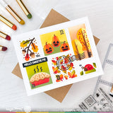 Waffle Flower Postage Collage for Fall Stamp Set